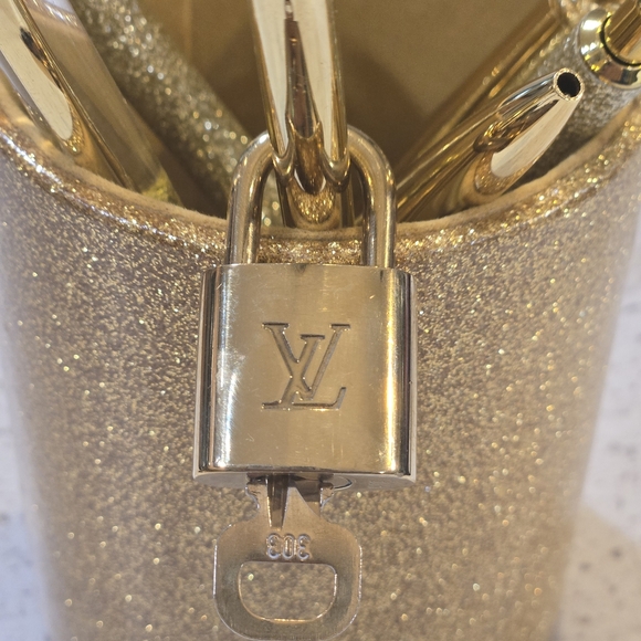 Louis Vuitton Gold Lock And Key #303 - Picture 3 of 6